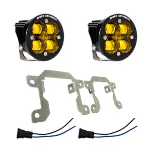 Ram 2500 Fog Light Pocket Kit - Baja Designs - Amber - `19-`27